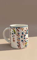 Floral Ceramic Coffee Mug-Hand-Painted Tea & Coffee Cup For Home, Office & Gifting