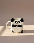 Handmade Panda Ceramic Mug- Cute Animal Design Coffee & Tea Mug For Kids & Gifting