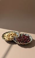 Handcrafted Shell-Shaped Ceramic Snack Platter | Elegant Serving Dish For Snacks, Starters & Desserts