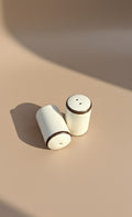Studio Handcrafted Ceramic Salt & Pepper Set | Minimal Artisan Seasoning Shakers