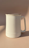 Handcrafted Ceramic Beer Mug With Handle | Minimalist Stoneware Mug