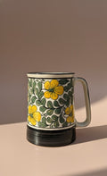 Handcrafted Ceramic Beer Mug With Handle | Minimalist Stoneware Mug